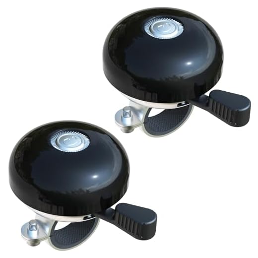 Greallthy Timbre Bicicleta Campana de Bicicleta Retro y Robusta, con Sonido Claro y prolongado, antióxido e Impermeable, Adecuada para manijas de 22,2 a 28,6 mm.