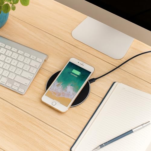 Image of 2Pcs Fast Wireless Charger, 15W Max Wireless Charging Stand Compatible with iPhone 17 /17Plus /17Pro /16 /16Plus /16Pro /15 /14 /13 /12 /11 /X /XR, Samsung Galaxy S25 /S24 /S23 /S22 /S21 /S20 /S10 /S9 /S8 Note 20