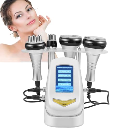 Radio Frequency Cavitation Machine 40k, 4-in-1 Body Shaper Sculpting Machine, Ultrasonic Cavitation Body Fat Burning Sculpting Device Anti-Wrinkle Beauty Device