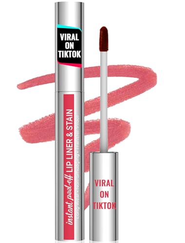 iMethod Natural Long Lasting, Waterproof Lip Stain - Stay On All Day, Transfer-Proof, Highly Pigmented, Instant Peel Off Nude Pink