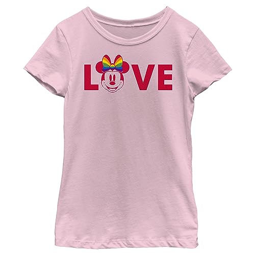 T-shirt Minnie Disney Pride pour fille en coton col rond