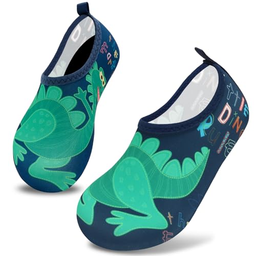 Image of VIFUUR Kids Water Shoes Girls Boys Quick Dry Aqua Socks for Beach Swim Outdoor Sports