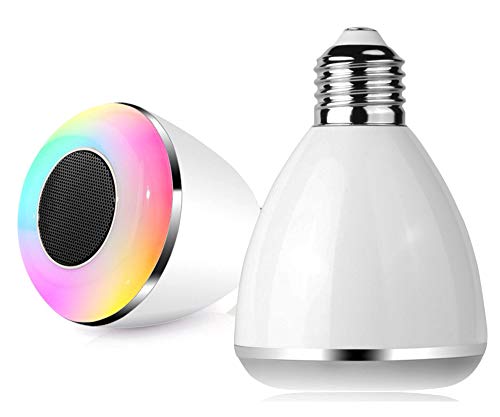 SPEQ Bluetooth Smart LED bulbo SP-233 con despertador LED de función + Música y el adaptador de E14