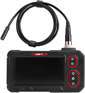 منظار صناعي بشاشة ال سي دي 4.3 بوصة اي بي اس، مقاوم للماء IP67، كاميرا 8 ملم، دقة 1280×720، مجال رؤية 70 درجة، نطاق تركيز 20-100 ملم، تحكم في إضاءة ليد، كابل 5 م