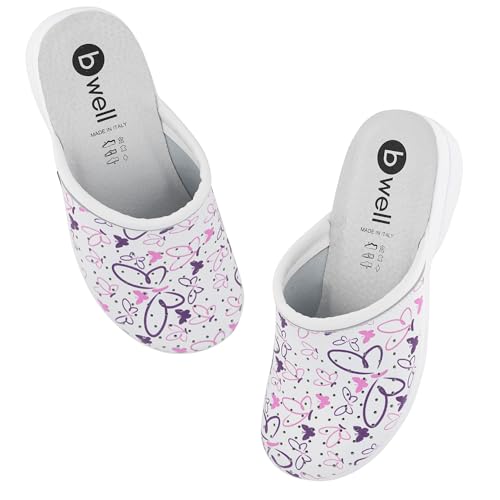 B-well Aerial Lady/Man - Zapatos médicos para mujer, zuecos, zapatos de hospital para mujer, antibacterianos, tallas 35-46, 39 EU B-well Aerial Lady/Man - Zapatos médicos para mujer, zuecos, zapatos de hospital para mujer, antibacterianos, tallas 35-46, 39 EU