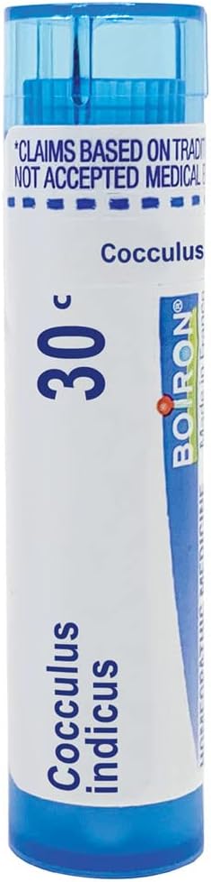 Boiron Cocculus Indicus 30C Homeopathic Medicine for Motion Sickness - 80 Pellets