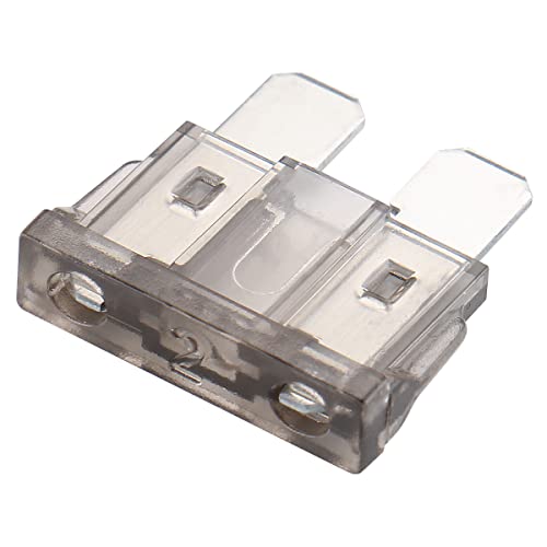 Baomain Atc-2 Grey Ato/Atc 2 Amp Fast-Acting Automotive Blade Fuses - Pack Of 25 #TOP4