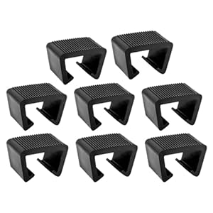 DOITOOL 8 Stück Rattanmöbelclips für Gartensofas Befestigungsklammern aus Robustem Material für Terrassen Rattan Sofas und Ecksessel Stabile Sofaklemmen gegen Verrutschen im Außenbereich