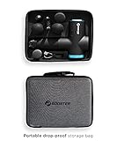 Pistola Massageadora Profissional BOOSTER Booster M2 Massage Gun Preto Fisioterapia glide