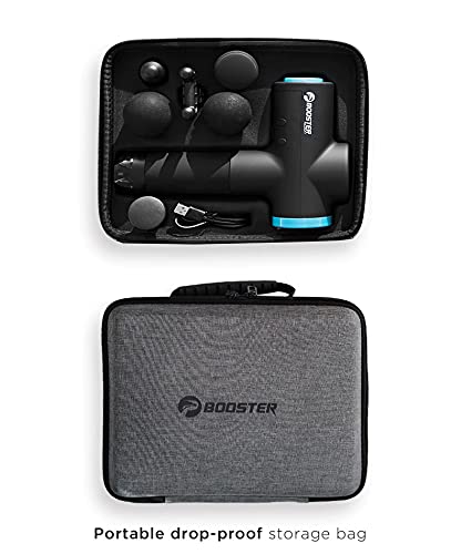 Pistola Massageadora Profissional BOOSTER Booster M2 Massage Gun Preto Fisioterapia