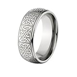 Celtic Rings for Men Celtic Wedding Bands Irish Wedding Rings Knot Ring USA Made