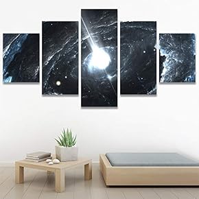 SIGNWIN 5 Panel Canvas Wall Art Modern Art...
