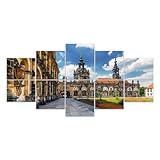 10 Pack Art Acoustic Panels The Dresden Historical cultural center Europe Self-Adhesive Soundproof Panels Sound Panels Noise Canceling Wall Panels for Home Studio 80'x40'
