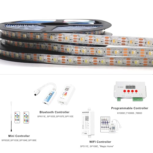 Tira LED RGBW+Warm White 5m 60 LEDs/m IP65 DC5V miniatura 6