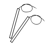 LEMONBEST® 2 x General 17cm 6W Super Bright COB Bulb Car LED Deep Blue Daytime Running Light DRL Driving Lamp Black housing