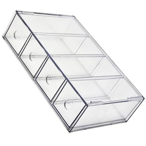 NOLITOY �A�N������4�R���p�[�g�����g�����o�������[�{�b�N�X ���C�N�A�b�v���[�P�[�X ���ϕi �W���G���[ ���C�N�c�[�������p �h���b�T�[