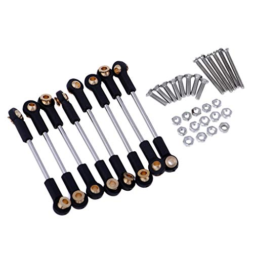 for WPL Upgrade Full Metal Spare Part WPL OP Fitting Metal Accessories Link Set for WPL C14 C24