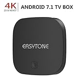 EASYTONE Android 6.0 TV Box,2017 Model Smart TV Box Quad-core/1GB+8GB Supporting 4K (60Hz) Full HD /H.265 /2.4G WiFi /HD 2.0 T95D Android Box