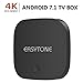 EASYTONE Android 7.1 TV Box,2018 Model Smart TV Box Quad-core/1GB+8GB Supporting 4K (60Hz) Full HD /H.265 /2.4G WiFi /HD 2.0 T95D Android Box