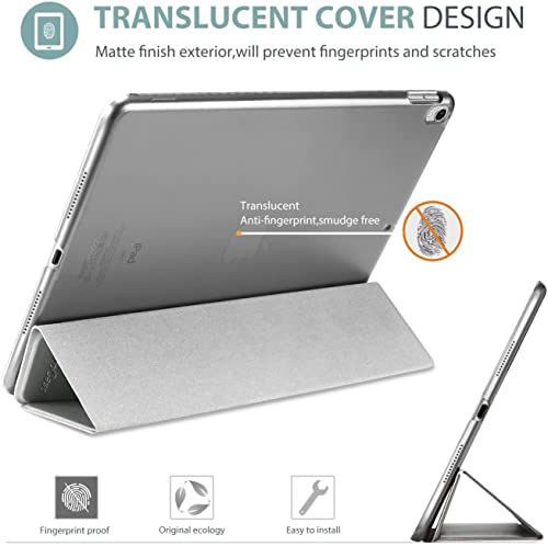 Smart Case for iPad Pro 10.5 (2017) A1701, A1709 - iPad Air 3 (2019) A2152, A2123, A2153, A2154 - Silver - Image 3