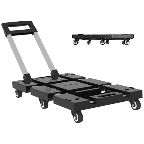 Carretilla plegable con ruedas de carga pesada 198 lb miniatura 1