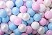 Produktbild MEOWBABY 50  7Cm Kinder Bälle Spielbälle Für Bällebad Baby Plastikbälle Kugeln Für Ball Pit Kugelbad Bällchenbad Made In EU Weiße Perle/Weiß/Babyblau/Pastellrosa