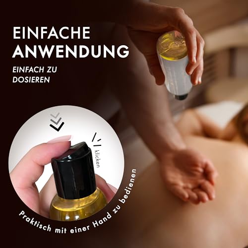 Liebesfreunde® Massageöl Nature - Sinnliches Massage Öl zur Entspannung für Paare, 150 ml