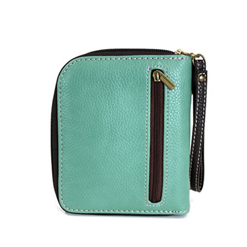 Image of CHALA Zip Around Wallet, Wristlet, 8 Credit Card Slots, Sturdy Pu Leather