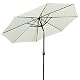 Knickbarer Sonnenschirm von Gartenfreude mit UV-Schutz 50+