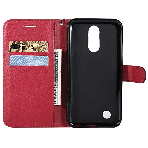 DENDICO Cover LG K10 2017, Premium Portafoglio PU