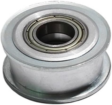 Wheel Belt Tensioner Adjustment Guide Wheel with Bearing Belt Width 16mm Aluminum Alloy XL-22T Idler Pulley(8mm)