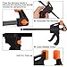 Maizoon F Clamps for Woodworking 4 Pack,Quick Grip Clip and One-Handed Ratchet Bar Gadget Kit,DIY Projects Hand Tool,ND01
