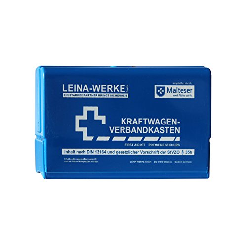 Leina Werke Trousse de Secours pour Voiture - 10051 Leina-Star II Bleu/Blanc