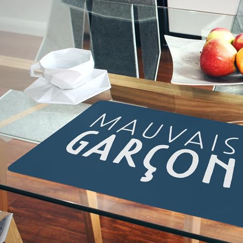 Sets de table en liège bleu grand format pour protéger vos meubles des rayures - 6