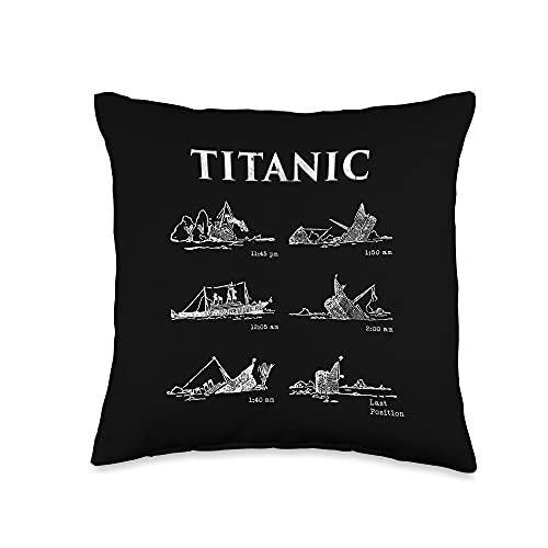 Titanic Shirt, Titanic Tshirt, Titanic Tee Sinking Shirt, Gift, Titanic Throw Pillow, 16x16, Multicolor