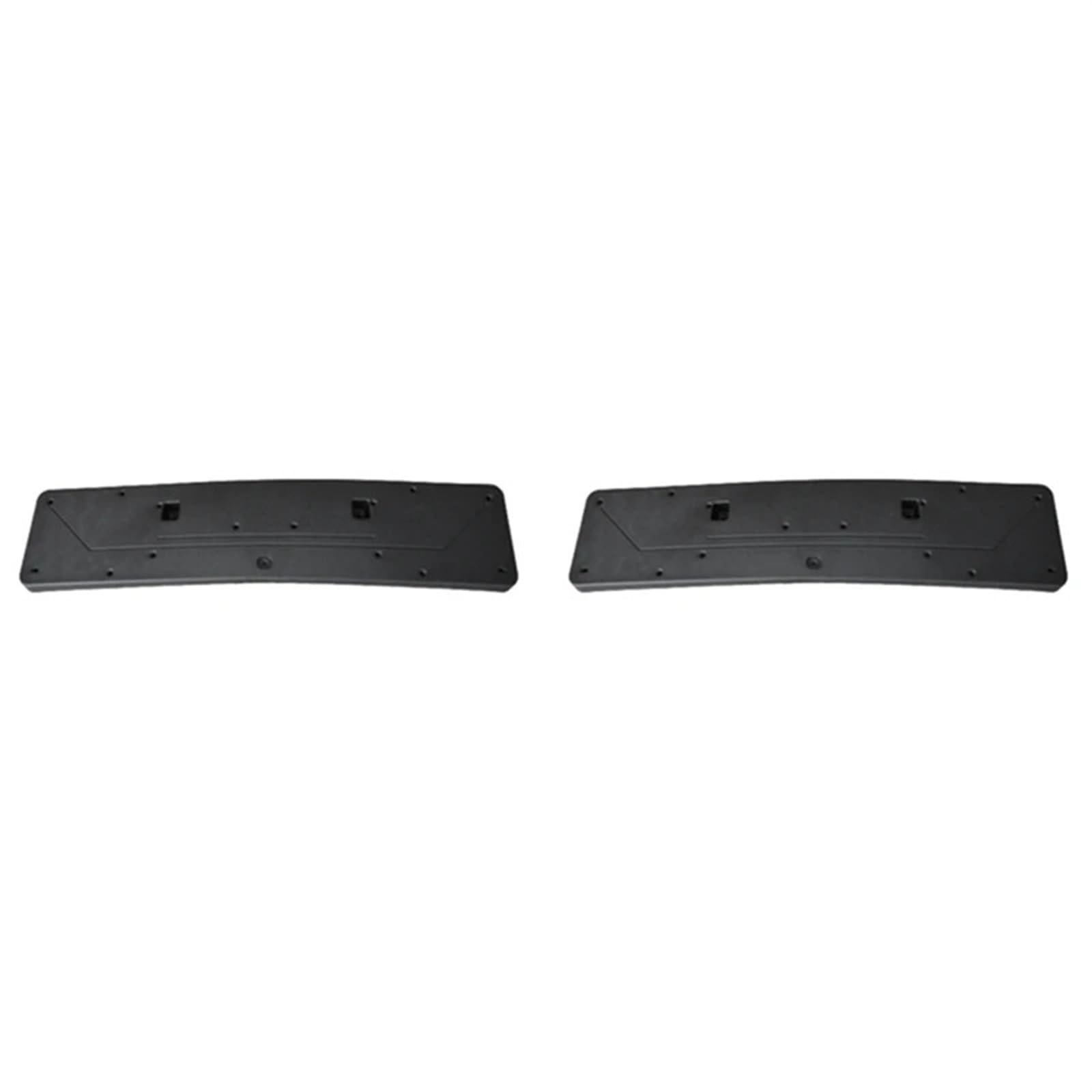 2X Porta targa for paraurti anteriore auto, per Mercedes-Benz