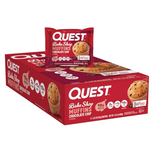 Quest Chocolate Chip Protein Muffins, 8ct