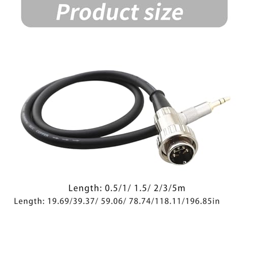 Cable de 3,5 mm a DIN 5 pines para escuchar música del móvil en amplificadores antiguos 3