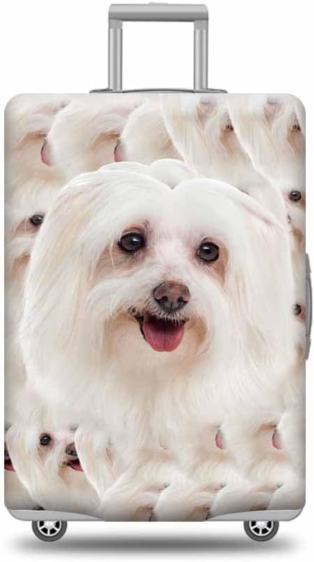 Custom Suitcase Cover Baggage Protector Personalized Luggage Cover Add Your Photo Text Elastic Washable Fits 29-32 Inch