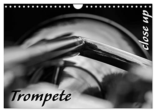 Trompete - Close up (Wandkalender 2026 DIN A4 quer), CALVENDO Monatskalender