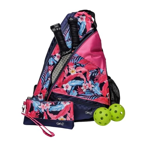 Ladies Printed Pickleball Sling Bag - 
