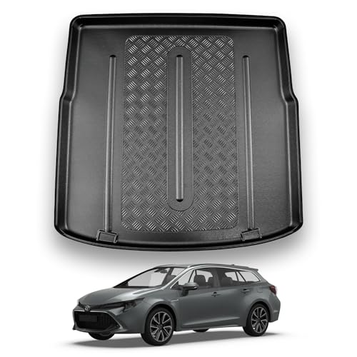 NOMAD Toyota Corolla Touring Sports (2019+) Boot Liner [Upper Boot Position] Tailored Fit Car Floor Mat Protector Non Slip Waterproof Raised Edges Compatible Custom Fit Accessory Dog & Pet Friendly