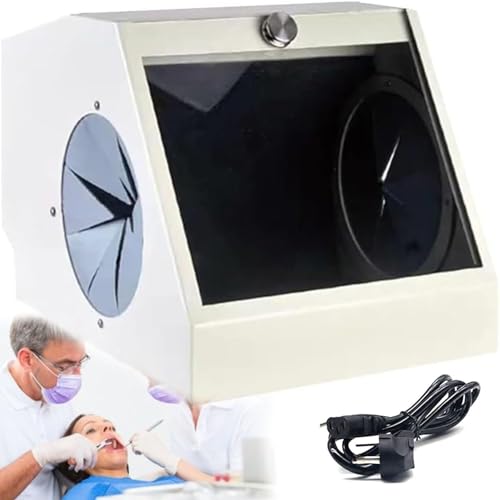 Image of PLYLAY Professional Dental Dust Collector,Dental Lab Dust Box,Sandblasting Protector Dust Collector Vacuum Dust Extractor, Dentistry Lab Dust Suction System,with LED and Filters