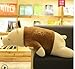 Jouets en Peluche Mignons créatifs couché Oreiller Holding poupée Sleeping Doll Long Oreiller pour Faire des Cheveux étranges Doux vers Le Bas Coton 42cm vêtue d'une Robe de Couleur café