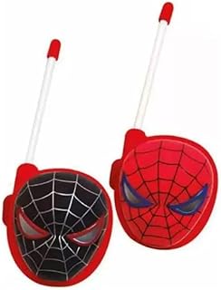 لاسلكي للأطفال من Next Store، تصميم شخصيات ابطال خارقين، هدية ممتعة للتواصل واللعب التخيلي، مثالي للأولاد - (قطعتين)