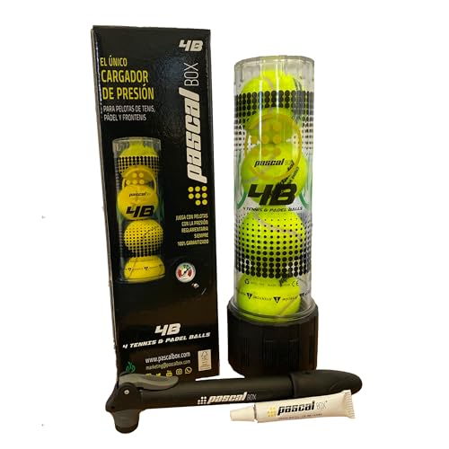 Pascal Box - Pressurizzatore per palline da padel e da tennis (4 palline)