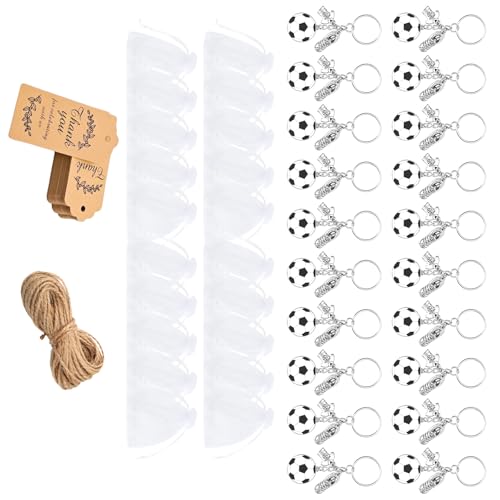 Porte-clés football en métal pour animer vos fins de match