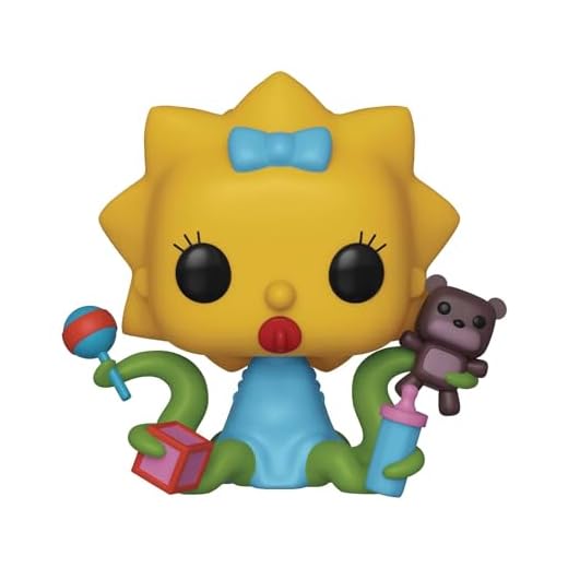 Funko - Pop! Animation: Simpsons - Maggie Figura De Vinil, Multicolor (39727)