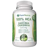 Garcinia Cambogia 1500mg HCA from Garcinia Cambogia Extract. Extra Strength 100% HCA - Ultra Effective for Appetite Control and Weight Management. 90 Vegetarian Capsules. Made is USA
