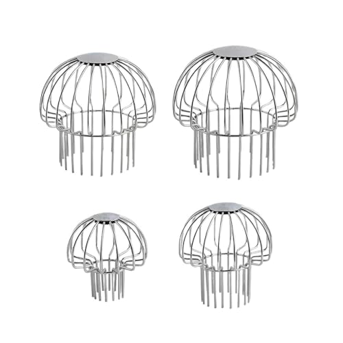 Tuyau drainage couvercle crépine 110mm maille protection toit gouttières - 5